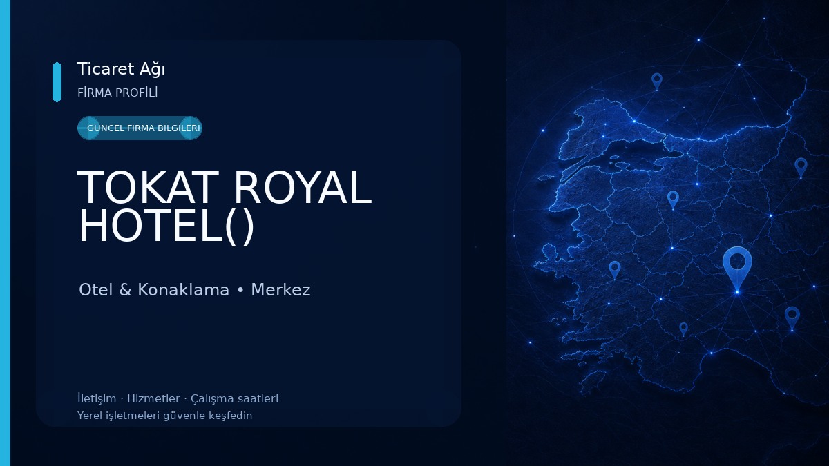 TOKAT ROYAL HOTEL() Otel & Konaklama