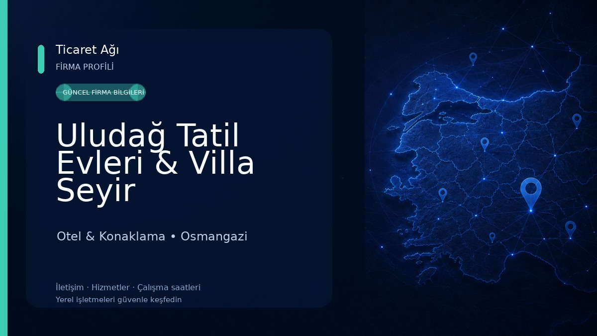 Uludağ Tatil Evleri & Villa Seyir Otel & Konaklama