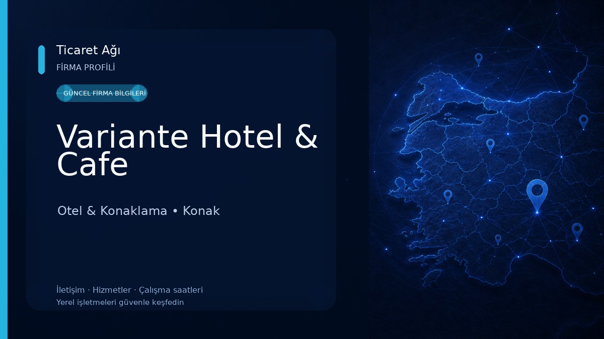 Variante Hotel & Cafe Otel & Konaklama