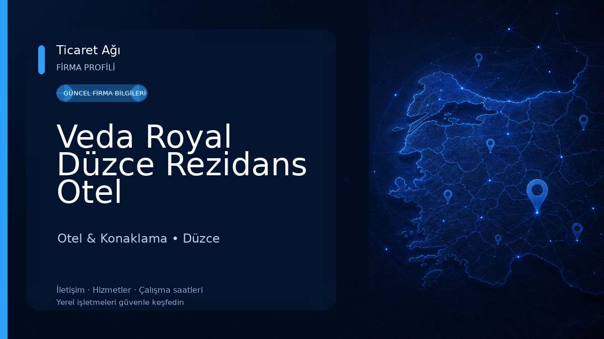 Veda Royal Düzce Rezidans Otel Otel & Konaklama