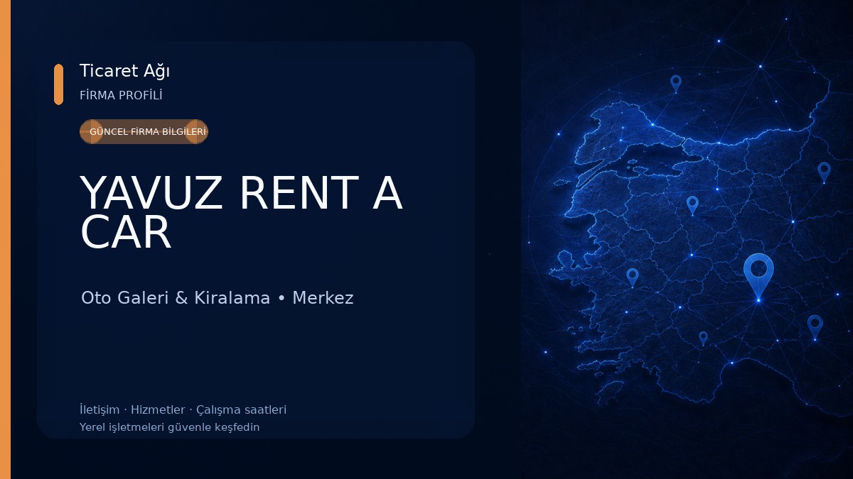 YAVUZ RENT A CAR Oto Galeri & Kiralama