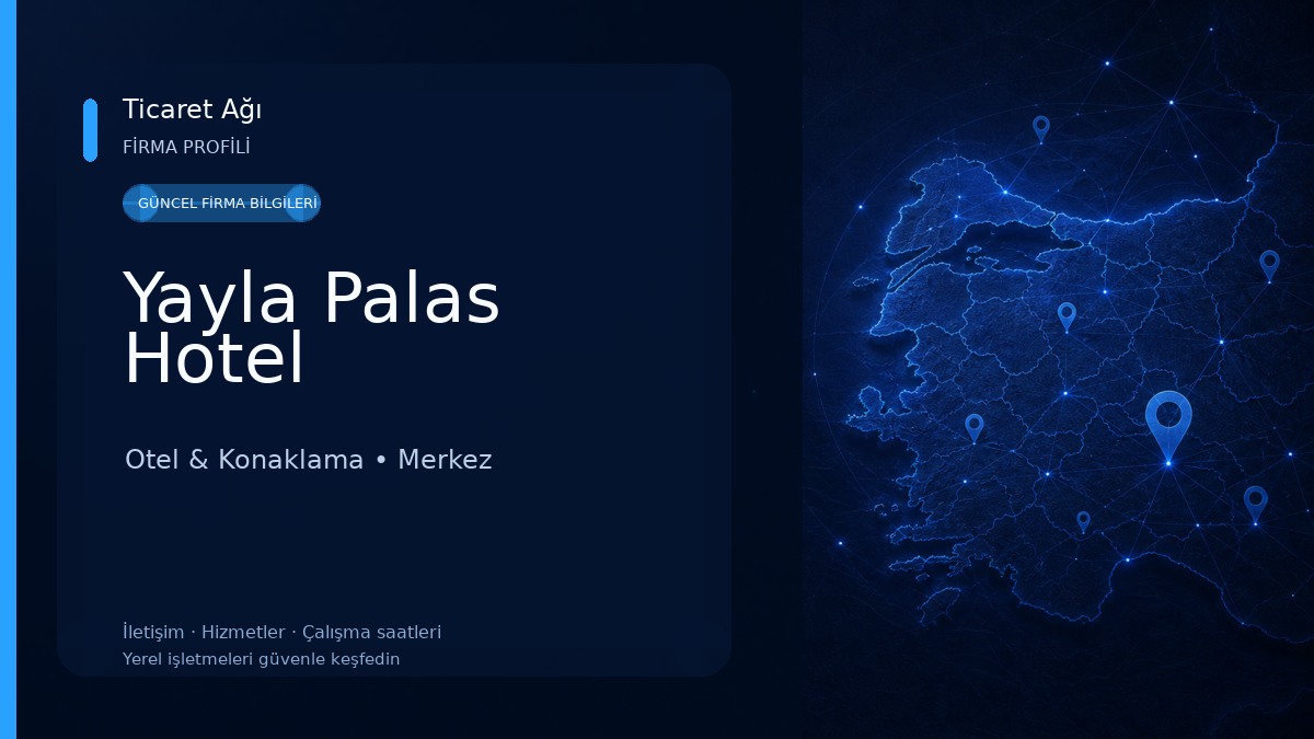 Yayla Palas Hotel Otel & Konaklama