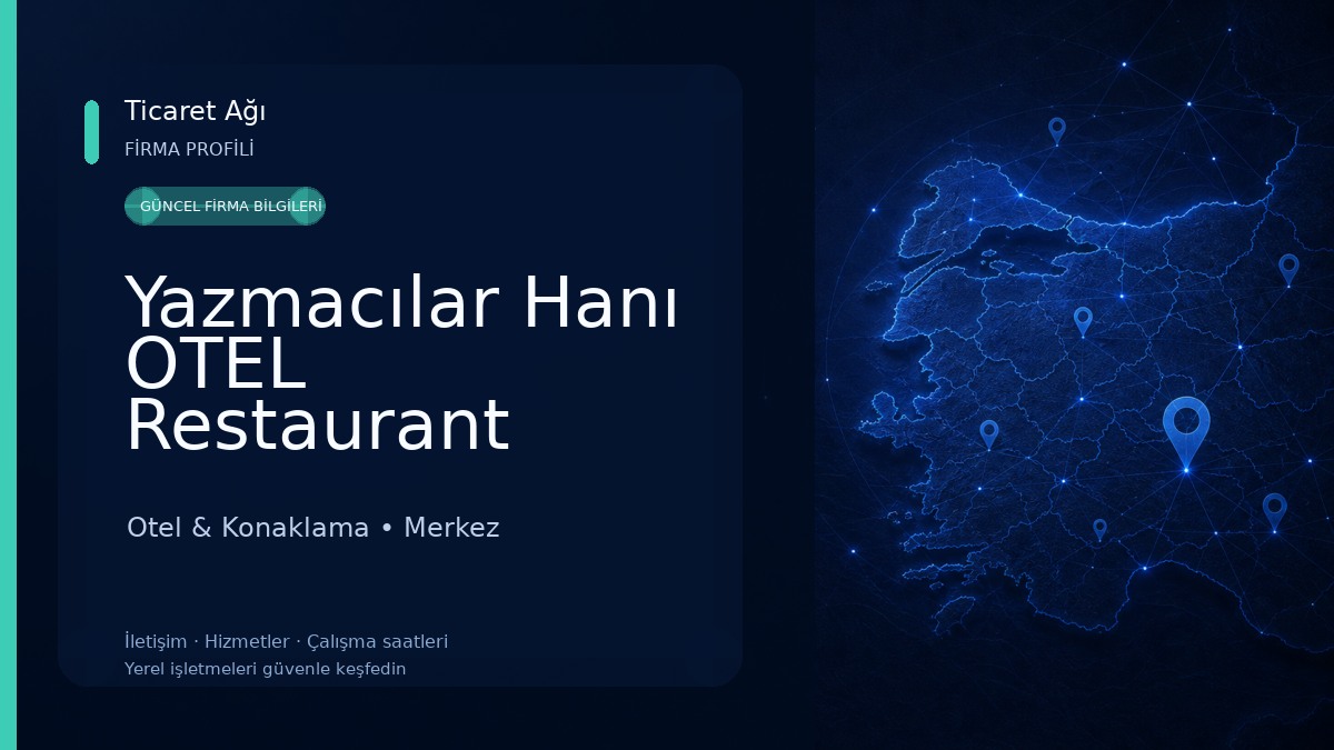 Yazmacılar Hanı OTEL Restaurant Otel & Konaklama
