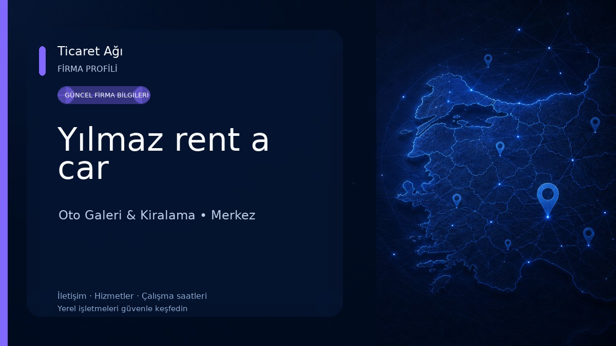 Yılmaz rent a car